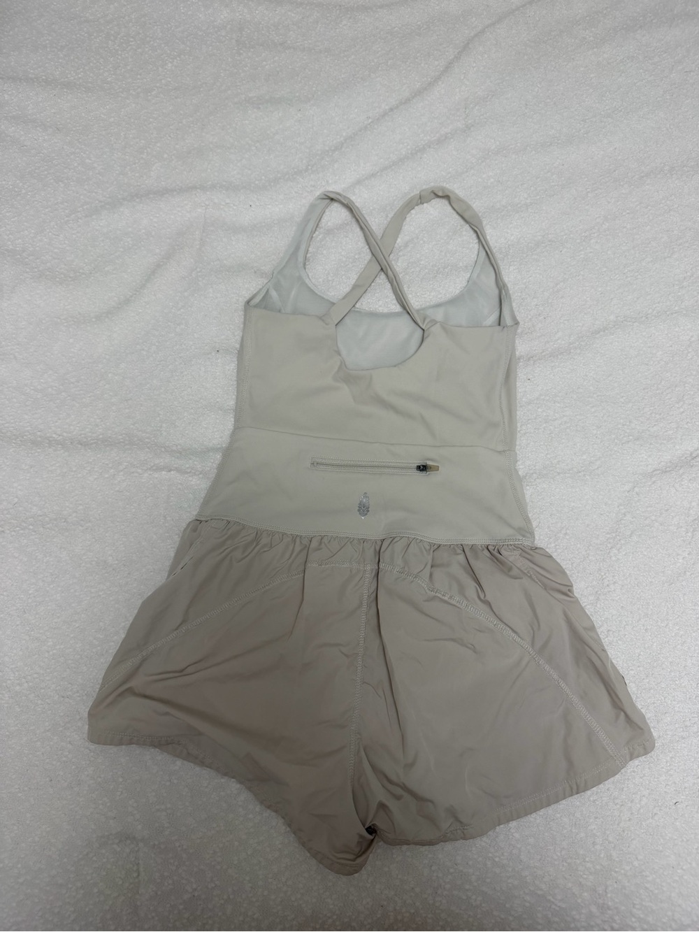 Women’s Beige Active Romper - Picture 3 of 3